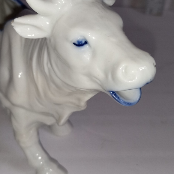 Delft Holland Cow Creamer Blue and White Classic - Picture 4 of 5